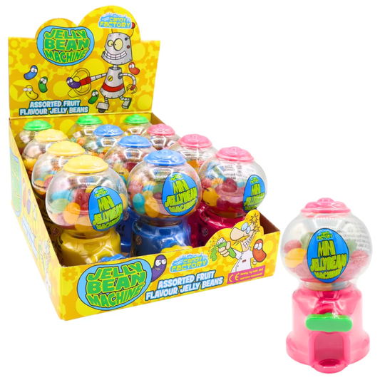 Crazy Candy Factory Vegan Jelly Bean Machines – assorted fruit-flavoured jelly beans in a fun, colourful machine.